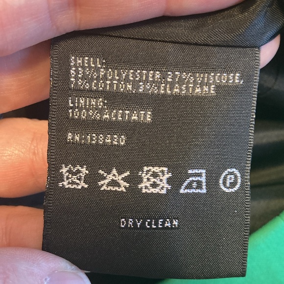 Carlisle Womens Size 6 Green Hidden Button Colorblocking Mod Artist Car Coat - Picture 9 of 12